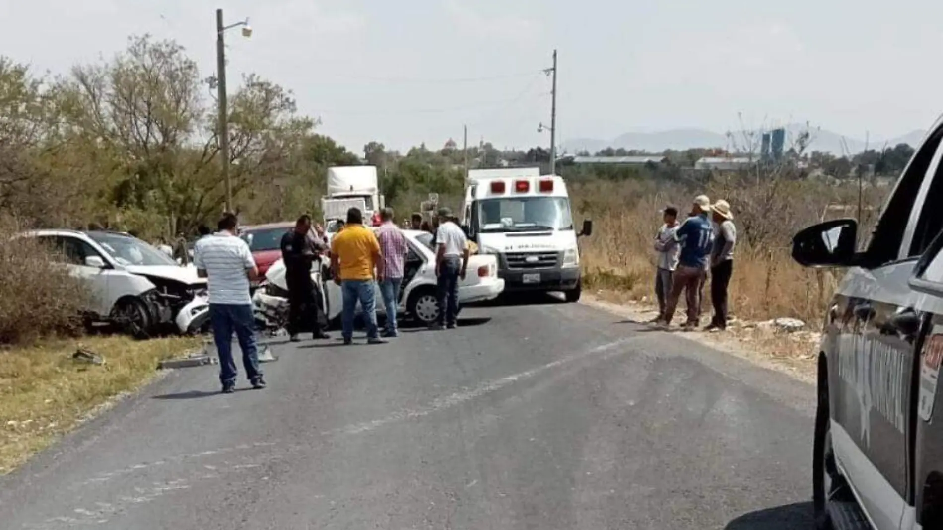 accidente automovilístico en Tecali 0